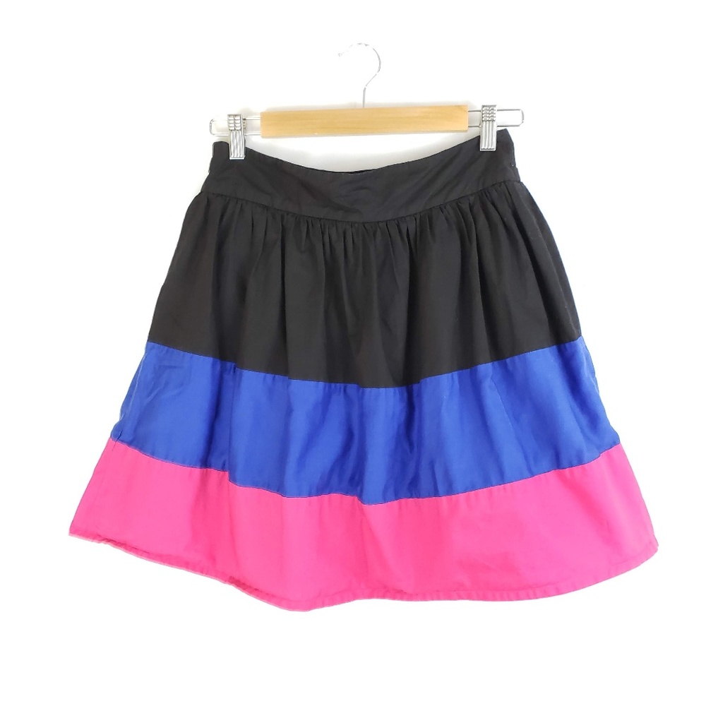 ♦️5/$20 Forever 21 Colorblock Skater Skirt Medium